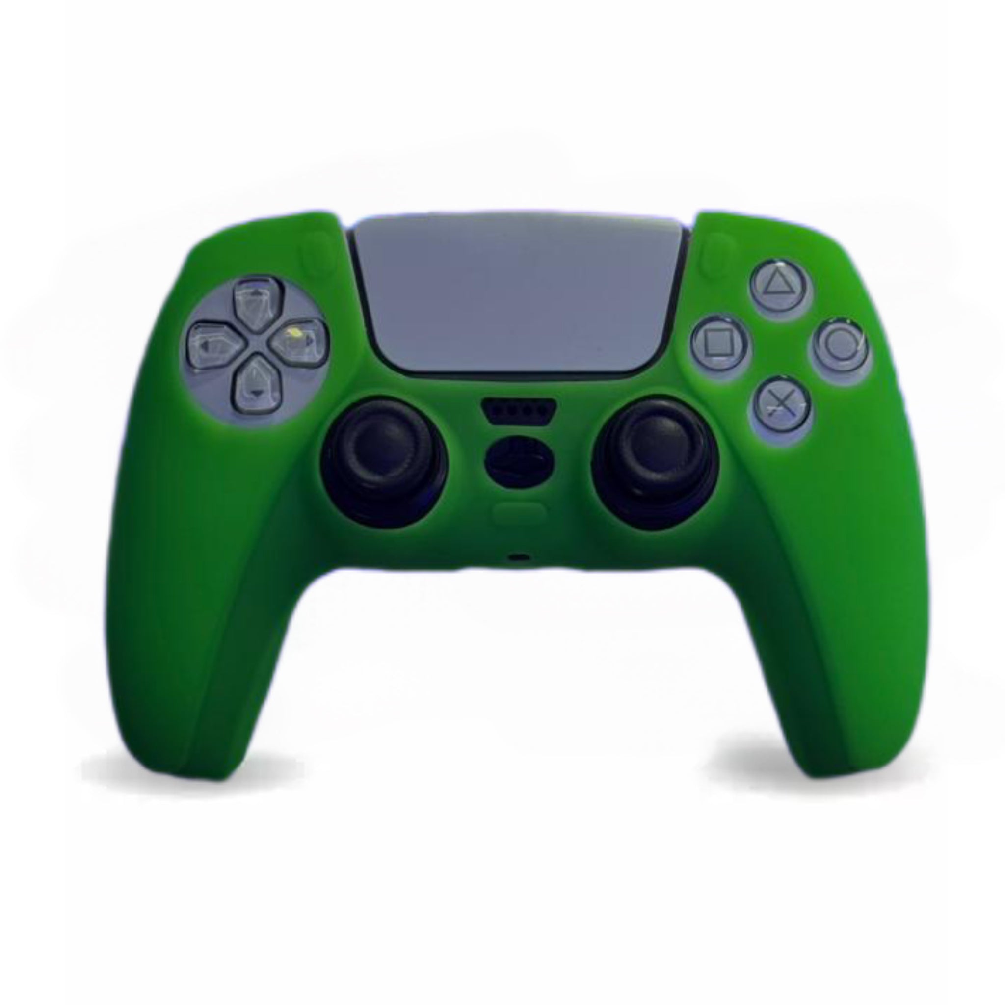 Gomas Protectoras De Silicon Ps5 Verde