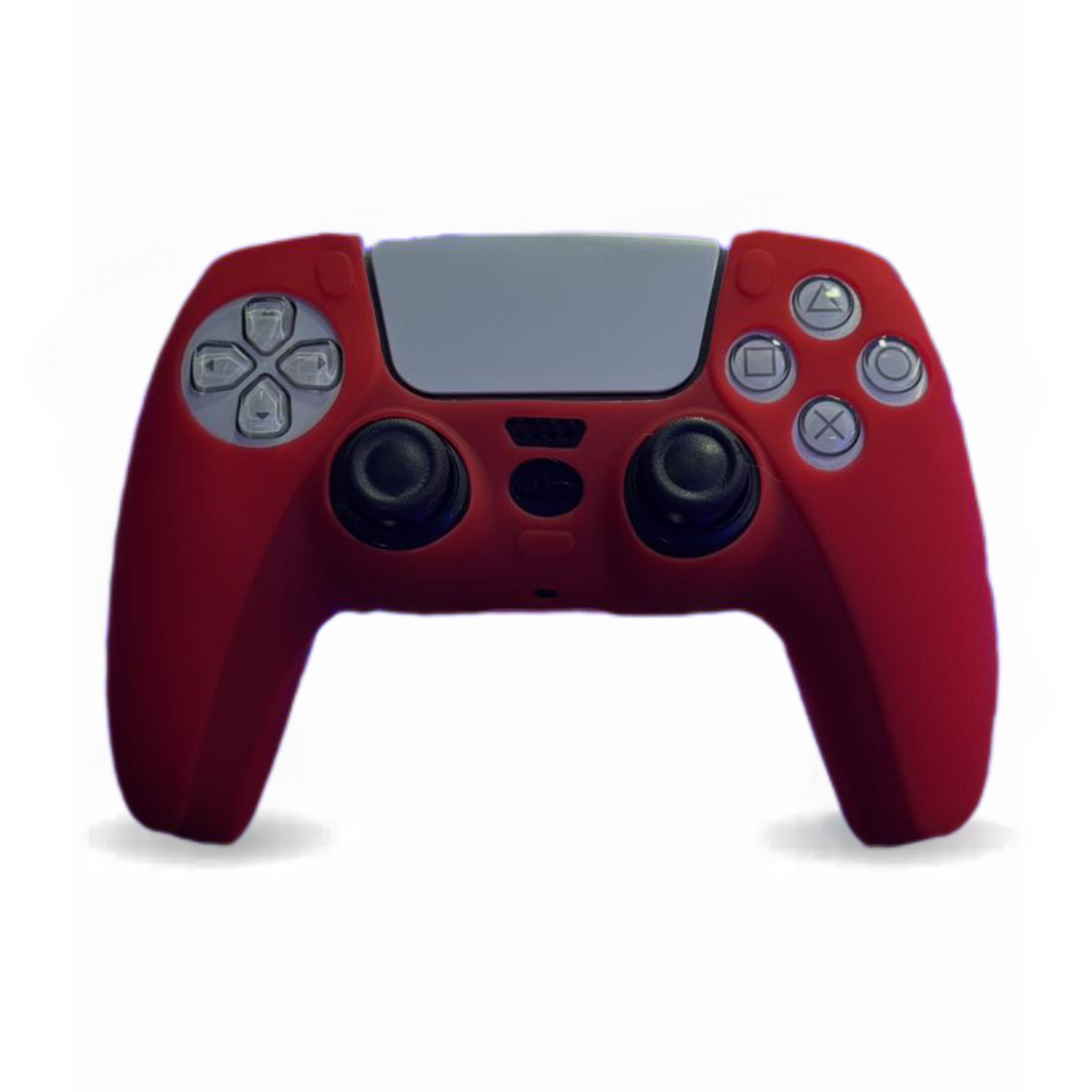 Gomas Protectoras De Silicon Ps5 Rojo