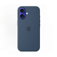Forro Silicon iPhone 17 Azul Media Noche