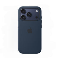 Forro Silicon iPhone 17 Pro Azul Media Noche