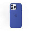 Forro Silicon iPhone 16 Pro Azul Oscuro