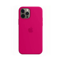 Forro Silicon iPhone 12 Pro Max Fucsia