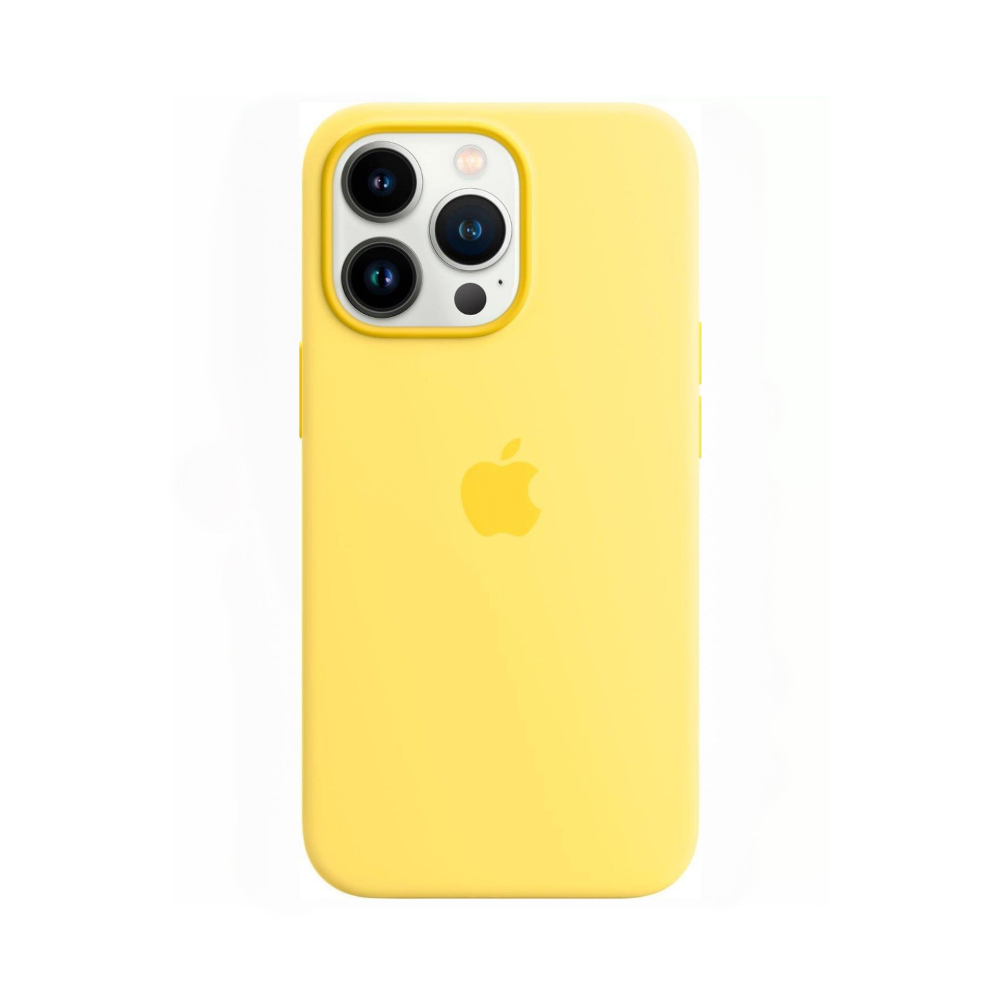 Forro Silicon iPhone 13 Pro Max Amarillo