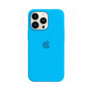 Forro Silicon iPhone 13 Pro Max Azul Cielo