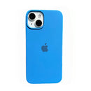 Forro Silicon iPhone 14 Pro Max Azul Capri