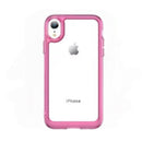Forro Transparente con Borde Rosado 360 iPhone XR