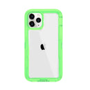 Forro Transparente con Borde Verde 360 iPhone 15