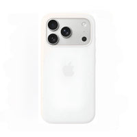 Forro Silicon iPhone 17 Pro Max Blanco
