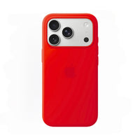 Forro Silicon iPhone 17 Pro Max Rojo