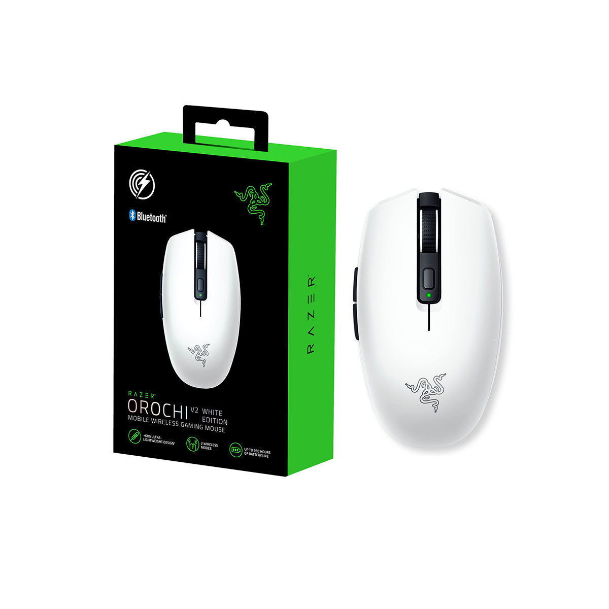 Mouse Inalambrico Razer Orochi V2 Blanco