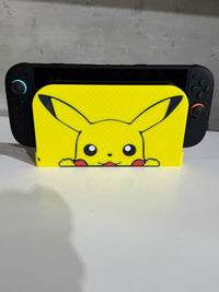 Base Frontal Pikachu para Dock Nintendo Switch 2 Impresión 3D