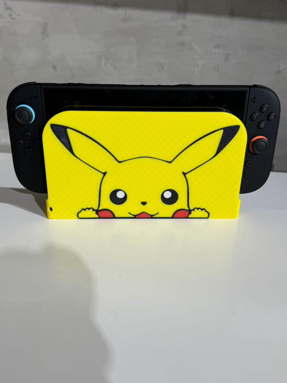 Impresión 3D Base Frontal Pikachu para Nintendo Switch 2