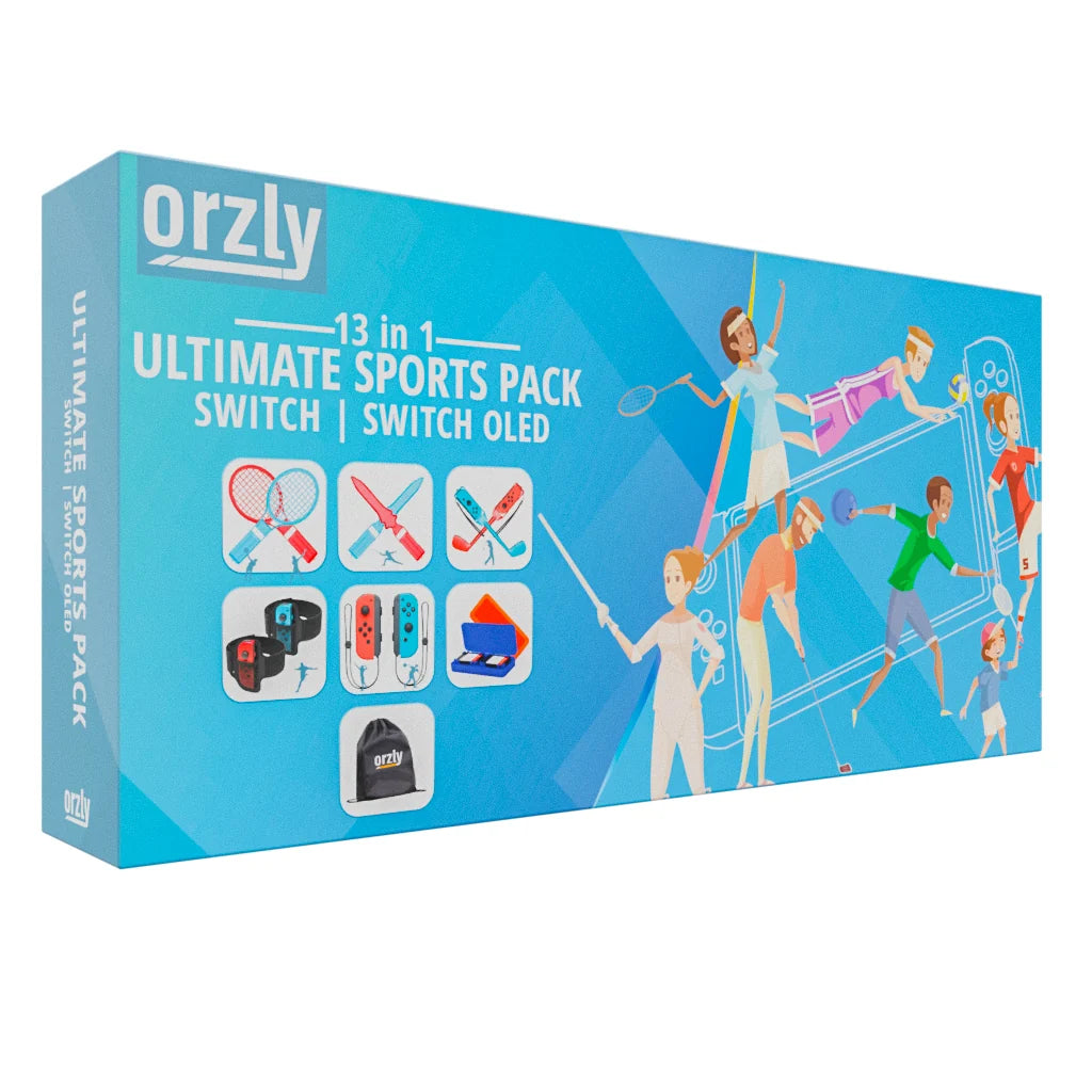 Kit de Accesorio Sports 13 en 1 Orzly Nintendo Switch Like New