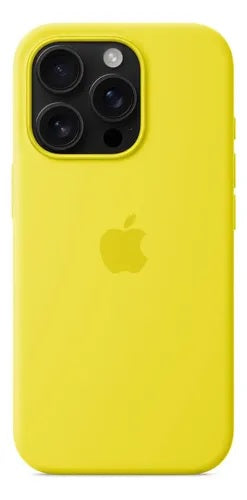 Forro Silicon iPhone 14 Pro Max Amarillo Oscuro