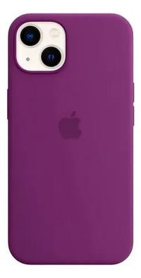 Forro Silicon iPhone 14 Morado Oscuro