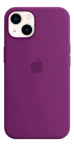 Forro Silicon iPhone 14 Morado Oscuro