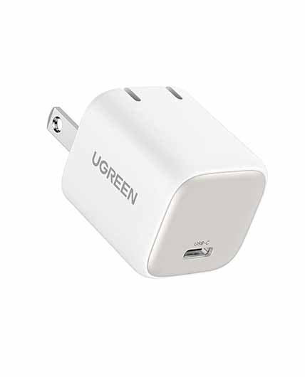 Cargador USB-C de 30W Plegable de Carga Rápida UGREEN Original