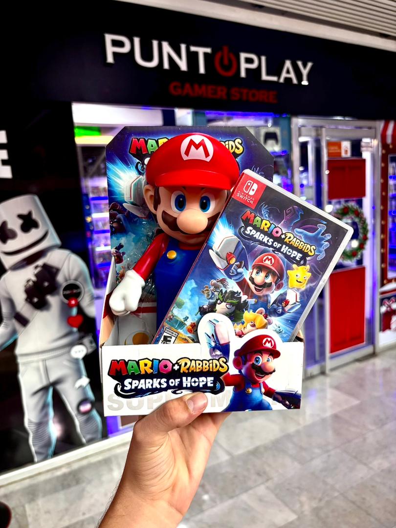 Mario + Rabbids Sparks of Hope ( Incluye el Muñeco de Mario) Pack Nintendo Switch Fisico