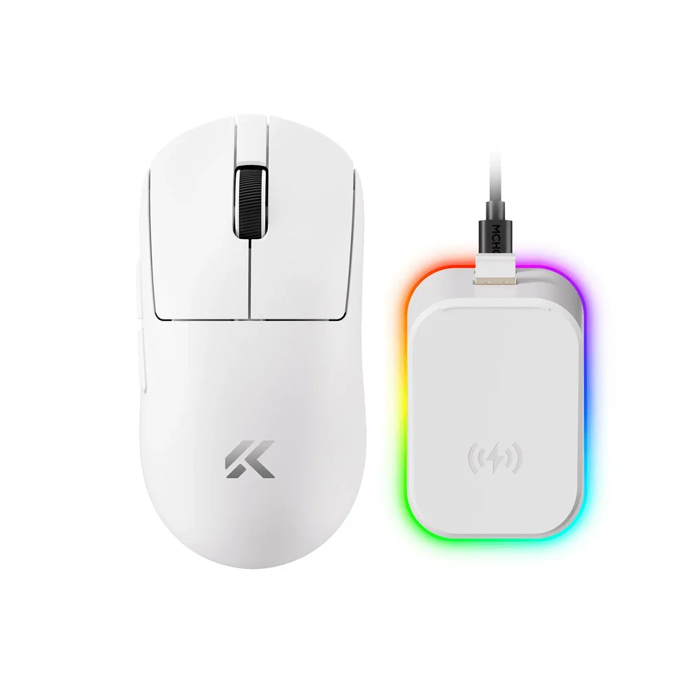 Mouse Inalámbrico MCHOSE A7 V2 Ultra+ Blanco Cashea