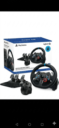 Volante y pedales Logitech G29 Driving Force (Ps4 y Ps5) incluye palanca cambios